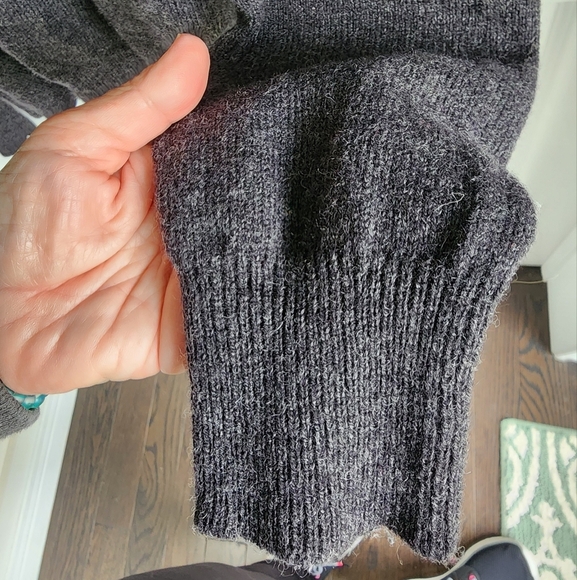 Emanuel Ungaro Charcoal Zip-Up Sweater - Picture 5 of 8